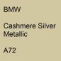 Preview: BMW, Cashmere Silver Metallic, A72.